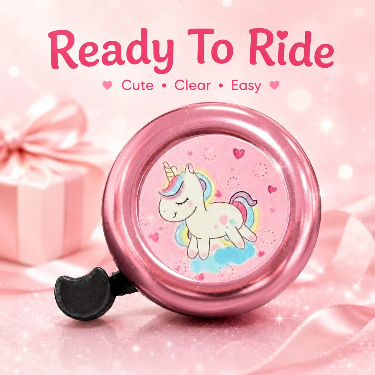 Children's Mini Cute Bicycle Bell - Fun and Loud Bike Accessory