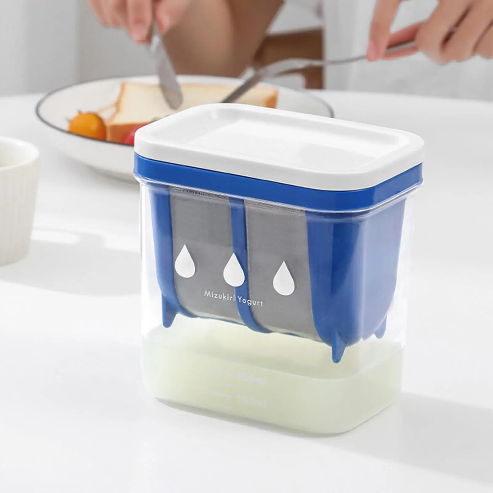 Fai Lo Yogurt In Casa Da Chef! Colino Professionale Da 1100 Ml Con Filtro In Acciaio Inox – Perfetto Per Yogurt Greco, Formaggio Fresco, Latte Di Mandorla E Tisane