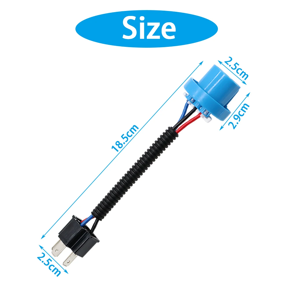 Socket Connector Plug Adapter 1pcs 9005/9006 9007 H4 H11 H13 Male to Female Conversion Wiring Harness For Headlight Fog Lights