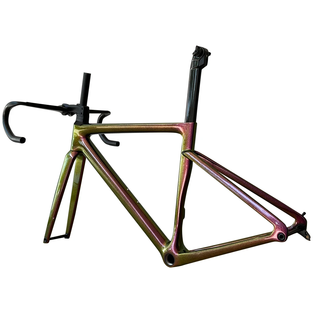

2023 new carbon fiber frame, road bike carbon fiber frame, customized in multiple colors, two-year warranty