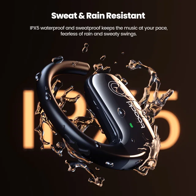 Toocki EJ11 Open-Ear Wireless Earphone Bluetooth 5.3 OWS Ear Hooks Headphones For Moblie Phone Long Standby IPX5 Sport Earbud - Image 5
