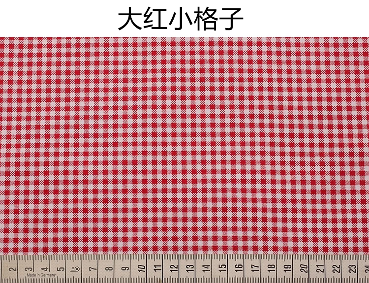 Red Series Cotton Twill Printed Fabric - Premium Quality for Handmade DIY Projects