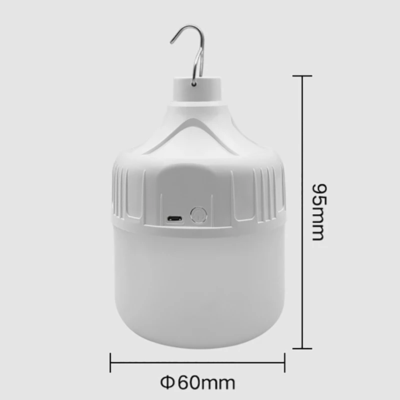 Led Bulb Portable Camping Light Bulb Emergency Lighting Outdoor Charging wireless USB