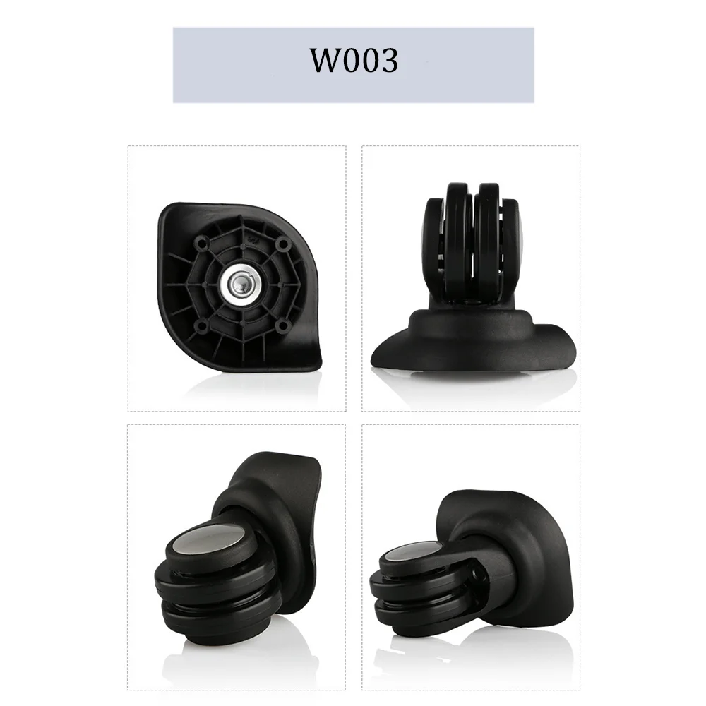 For HANKE W003 Universal Wheel Trolley Case Wheel Replacement Luggage Maintenance Pulley Sliding Casters Wear-resistant Slient