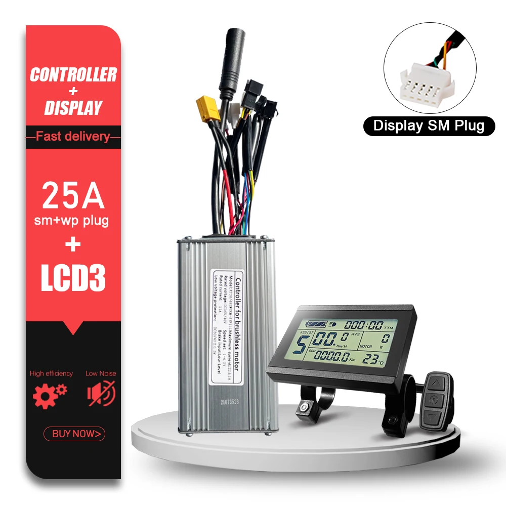 Centralina 25A Display LCD3