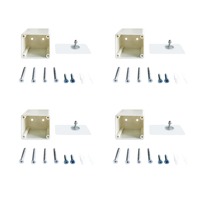 

4 Pack Skateboard Wall Mount Display Rack Skateboard Storage Hanger Rack For Vertical Horizontal Skateboard Deck Display