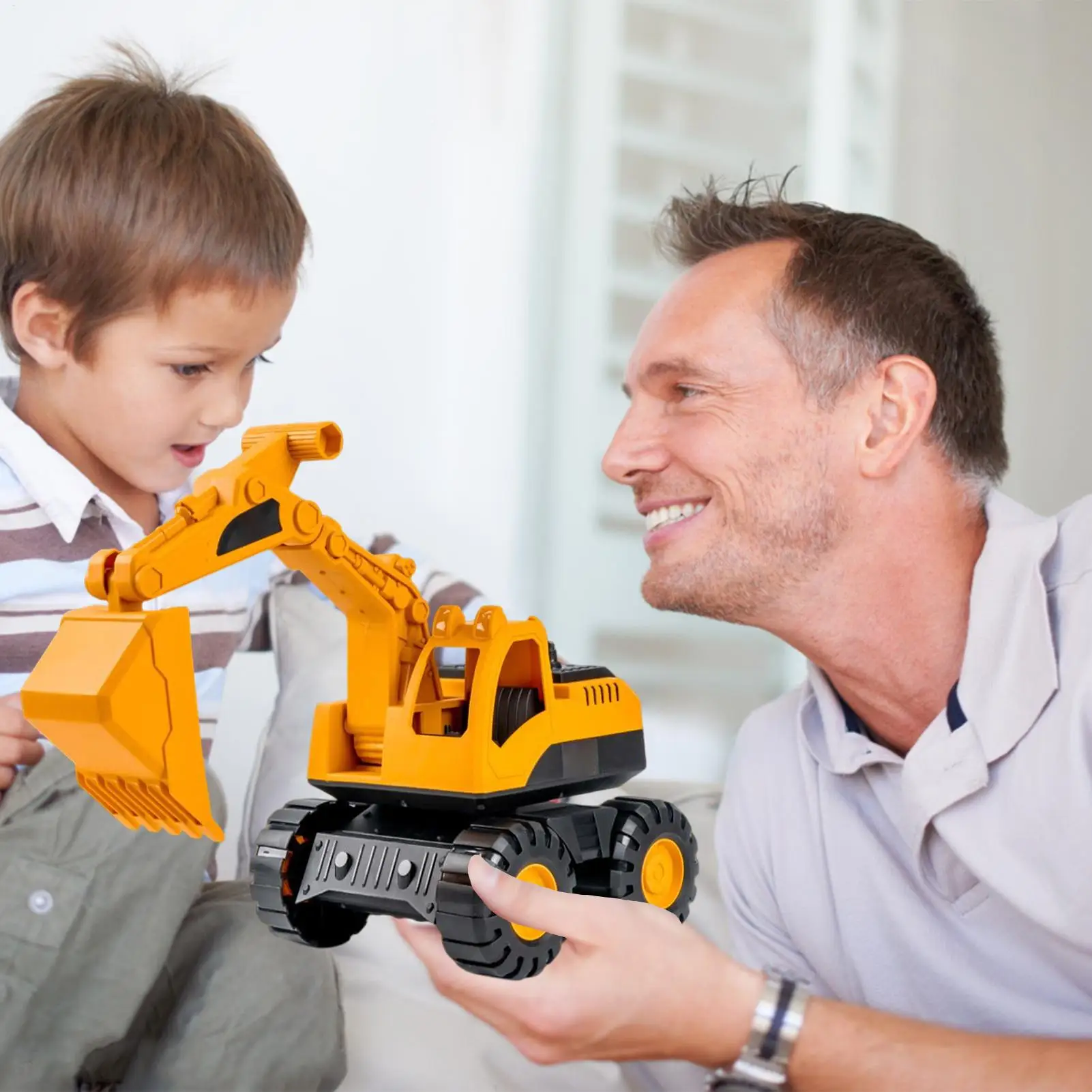 Excavator Dump Truck Model Toy Engineering Vehicle Set Construction Fleet Toddler Early Education Construction Toy Car - 4