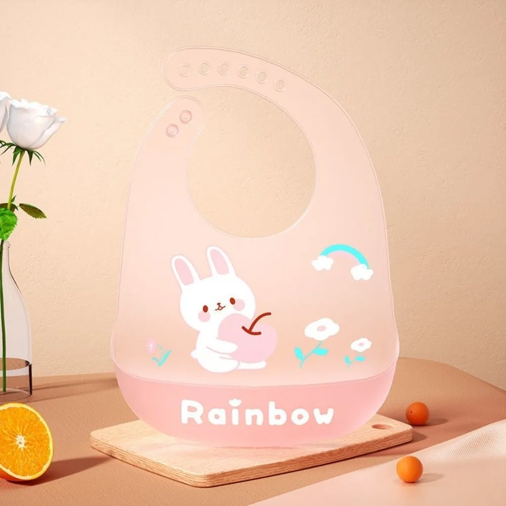 Waterproof Silicone Baby Bibs for Kids Feeding