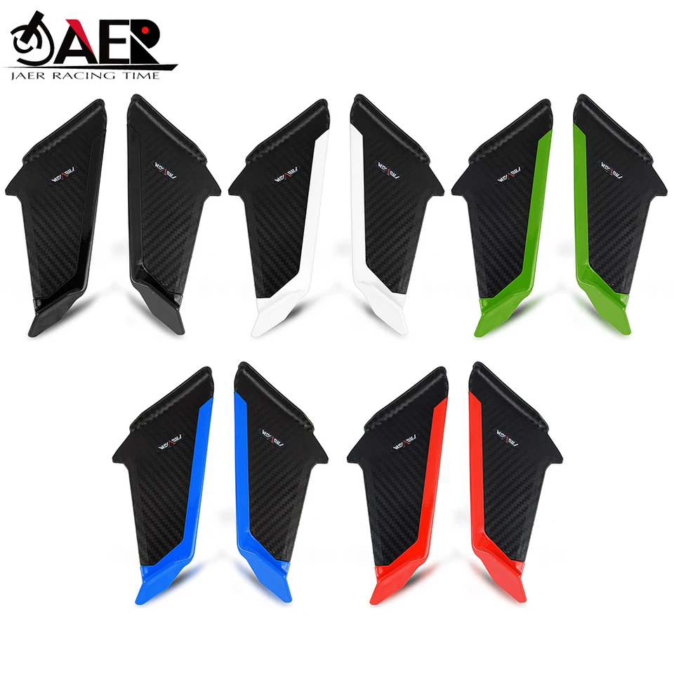 thumbnail image 2 of 2X(1 Pair Motorcycle Side Winglet For 650 400 300 250 H2R -14R4291 2 of 12