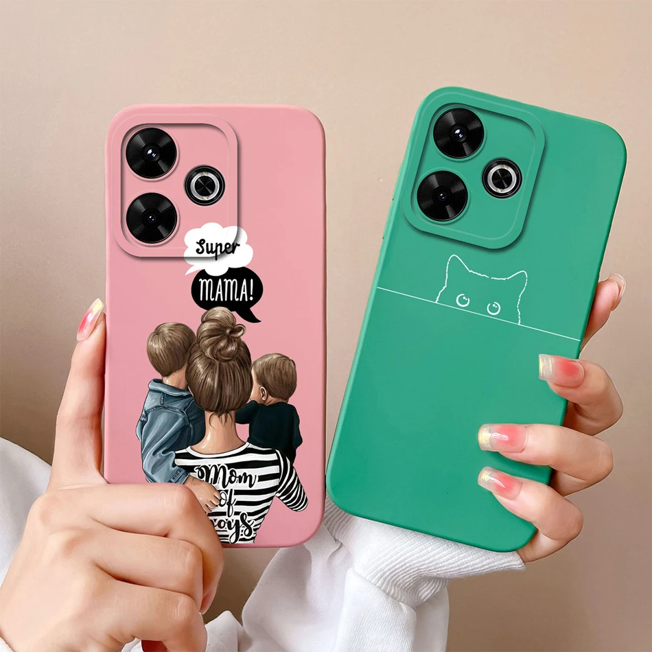 Cute Dinosaur Soft Liquid Silicone Shockproof Phone Case with Camera Protector