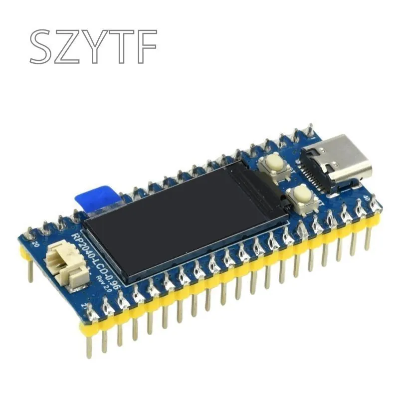 ũƮѷ  ھ  Cortex M0 + CPU,   ڿ,  133Mhz , 0.96 ġ LCD , RP2040 Plus