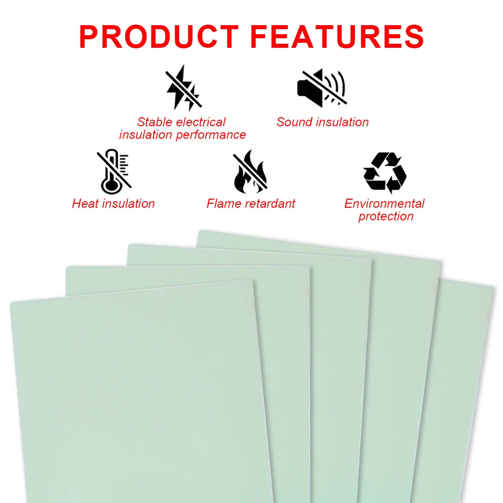 G10/FR4 Resin Epoxy Board Fiber Glass Board Insulation Material Water Green For Lithium Battery Box Assembly/Pad/3D Printing