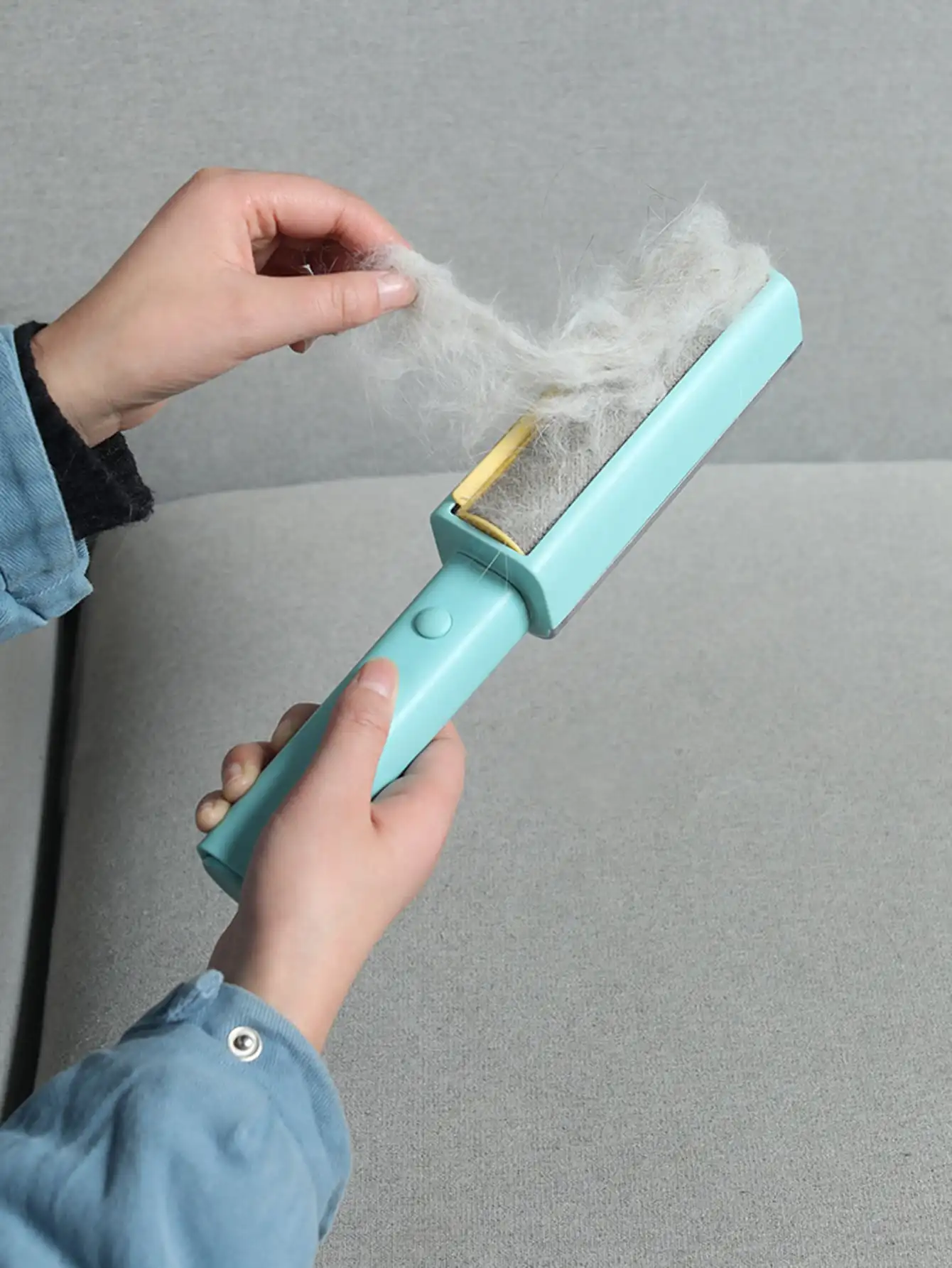 1pc Pet Hair Remover and Reusable Lint Roller Cat and Dog Hair Remover for Furniture, Couch, Carpet, Clothing Bedding