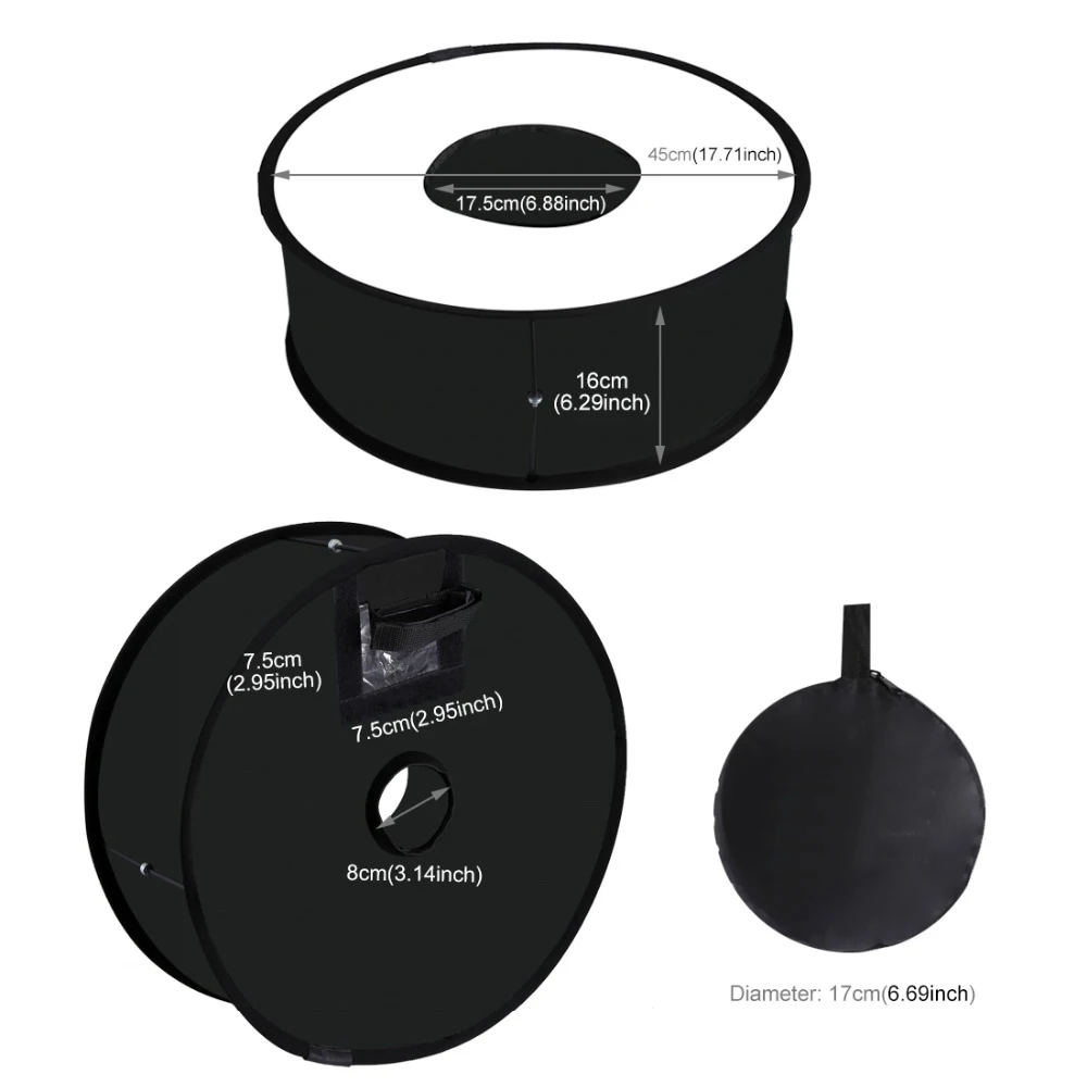 Description Picture 5 of item45cm 18" Easy-folded Ring Softbox Speedlight Flash Diffuser Reflector for Iconic Brand Nikon Portrait Photography