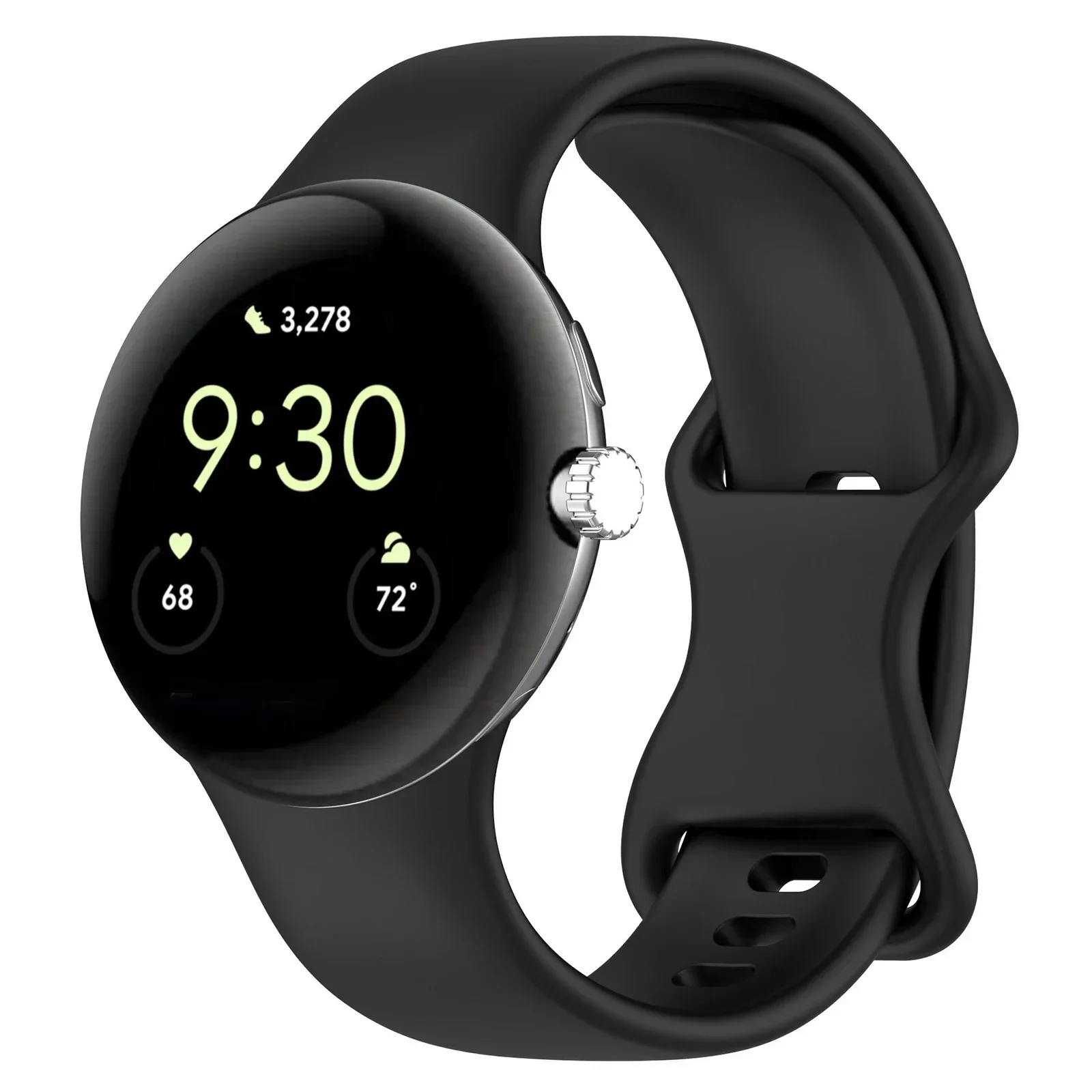 Premium Silicone Sports Strap for Google Pixel Watch – Elegant Wristband Accessory