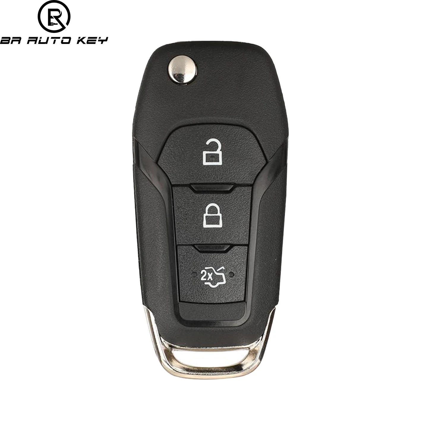 2buttons Flip Remote Car Key fob for Ford Ranger F130 F150 2015 433MHz With ID49 Chip EB3T-15K601-BA