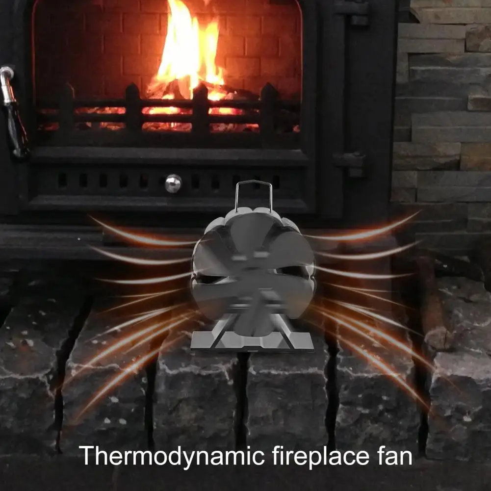 Useful Heat Powered Fan Energy saving Fireplace Fan Heat Resistant