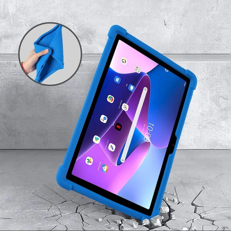 Capa de Silicone para Lenovo Tablet Case Tab M10 Plus 10.6 3rd 2nd Gen Tb-x606 X306 Tb328fu Tb125fu Tb128fu - Imagem 2
