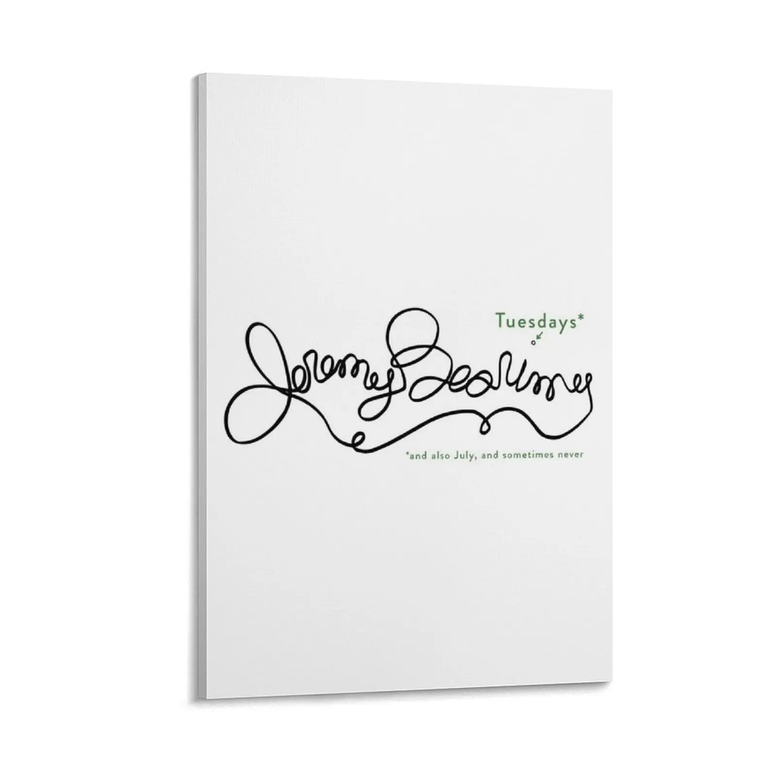 

Jeremy Bearimy (with notation) Canvas Painting decorative items for home wall decoration painting