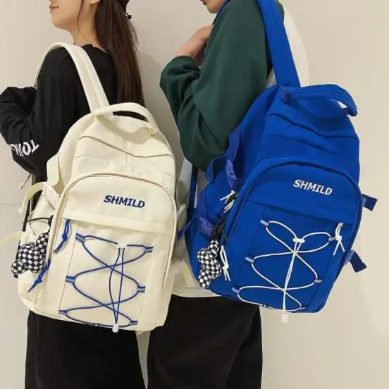 

Han Fan Chao cool student schoolbag female university junior high school large capacity campus computer backpack Japanese backpa