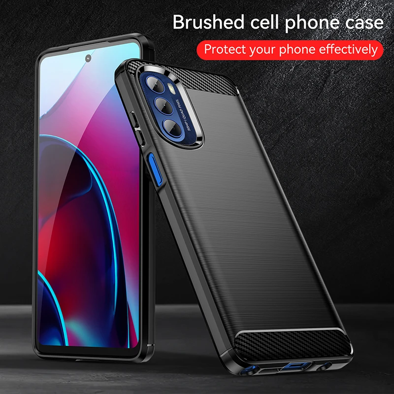 Silicon Carbon Fiber Protective Phone Case