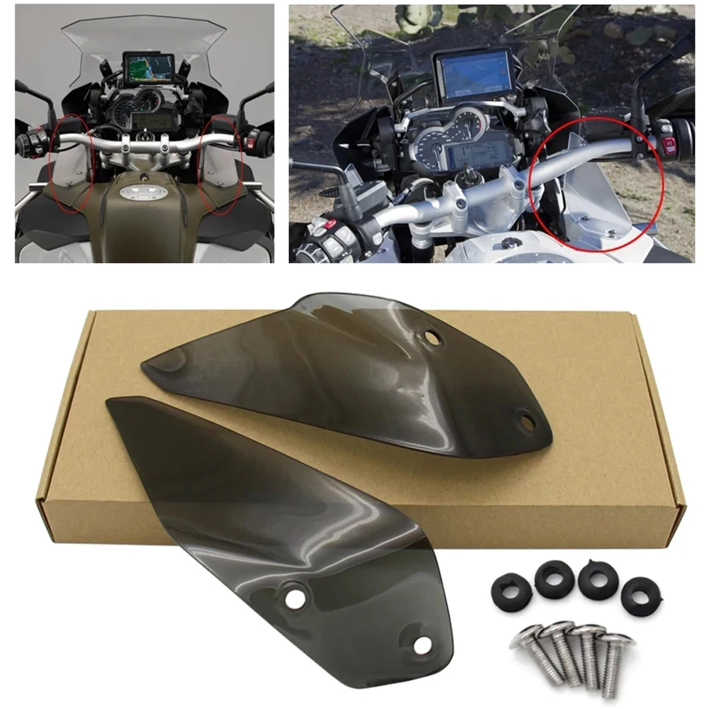 NEW R 1200 1250 GS ADV Side Windshield Windscreen Panel Wind Deflector For BMW R1200GS Adv 2014-2020 R1250GS Adventure 2019-2024