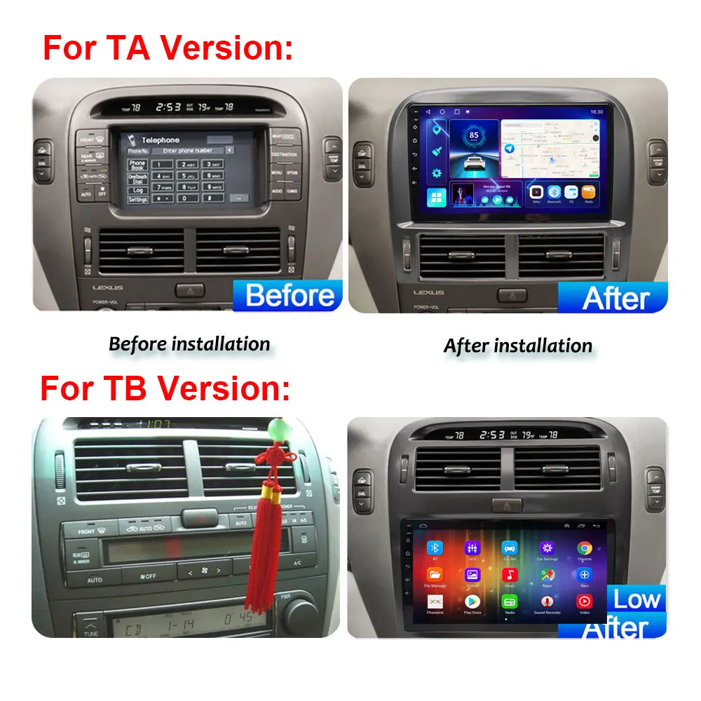 JUSTNAVI QT5 For Lexus LS430 XF30 LS 