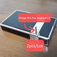 2pcs Golden/Silver Hinge Pins For Dupont L2 Ligne 2 Lighter Top Cover Body Connecting DIY Repair Inner Part Replace Accessories 2