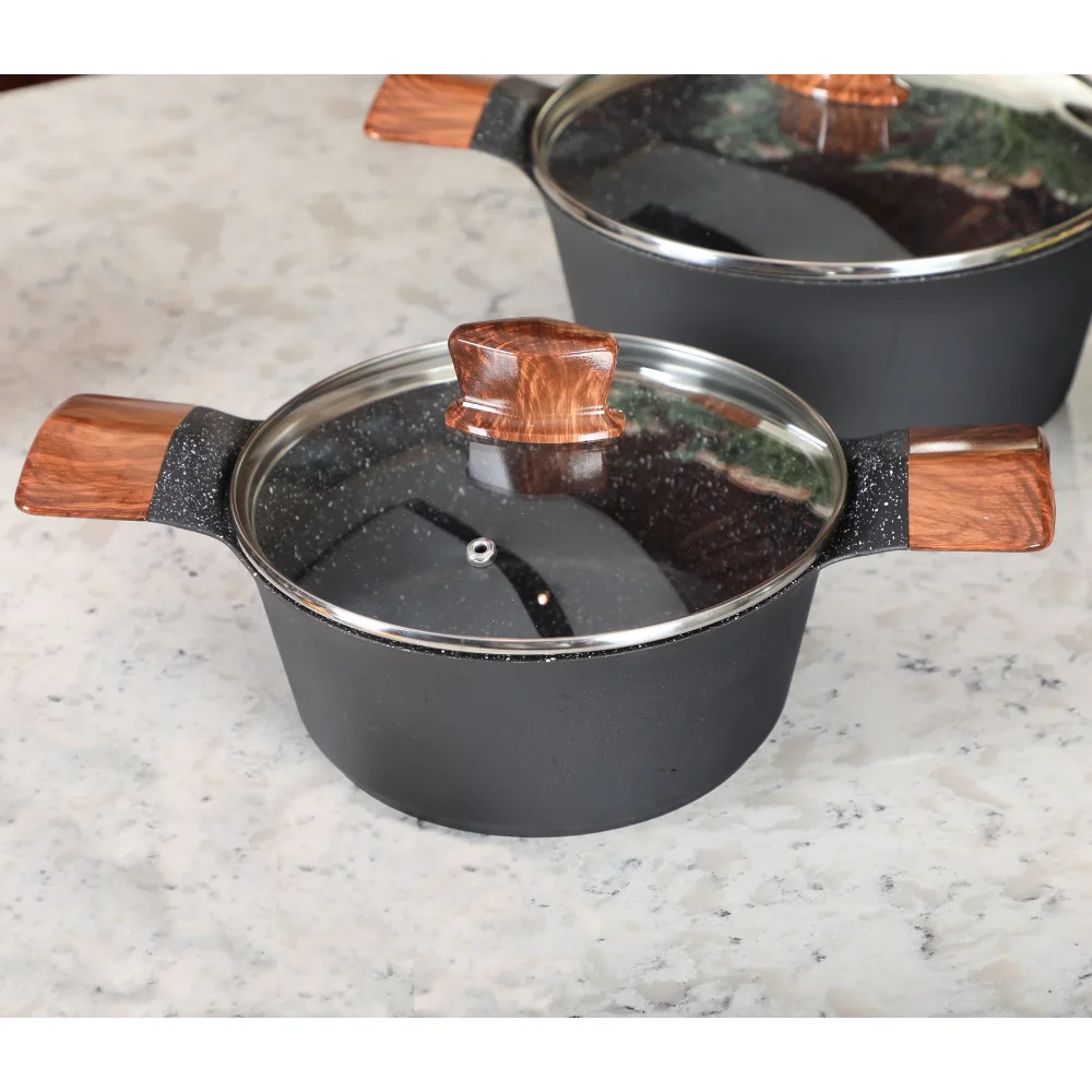 Thyme & Table Non-Stick 12-Piece Cookware Set, Green kitchen kitchen cookware  set casserole - AliExpress