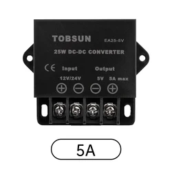 Universal DC to DC Step - Down Voltage Converter (12V/24V to 5V, 3A - 15A) (5V 5A 25W)