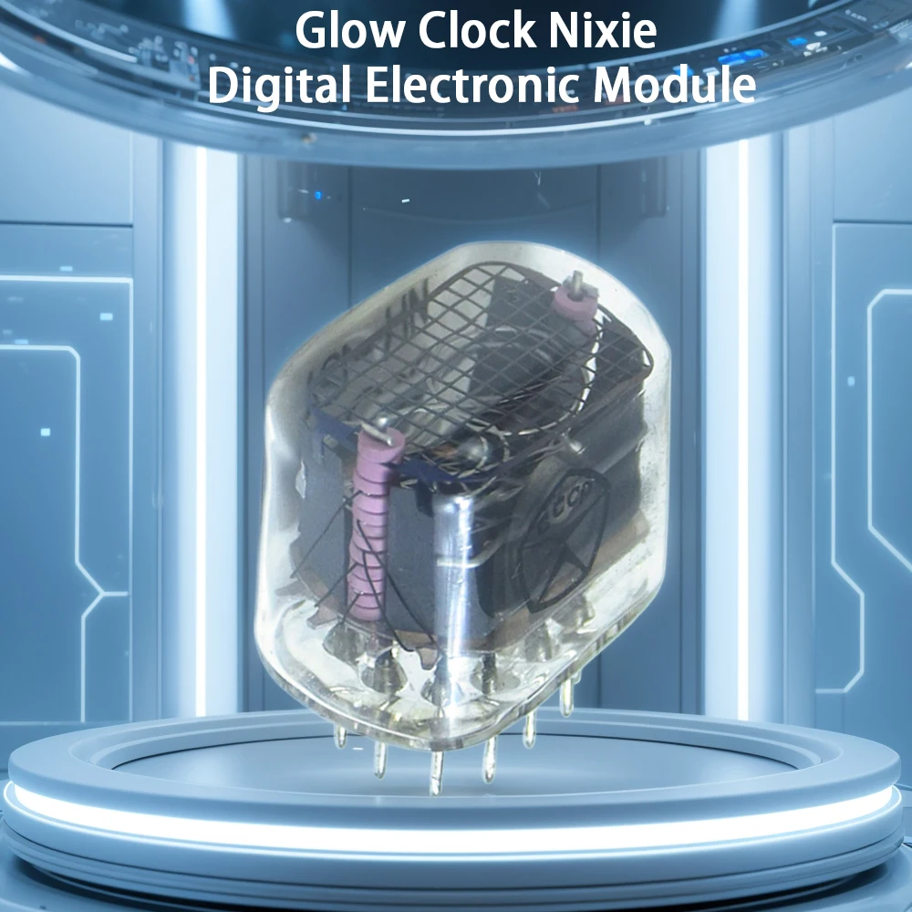 1Pcs IN-12 IN12 Nixie Tubes with Decimal Point Nixie Tube Clock Glow Tube for Glow Clock Nixie Digital LED Clock DIY Part