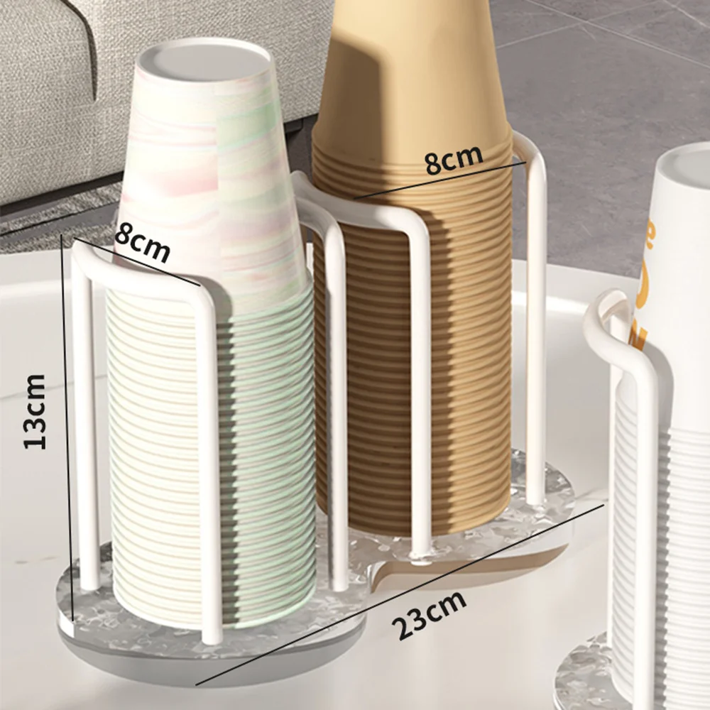 LuxuryDisposableCupStorageHolderWaterTeaCupsDispenserRack