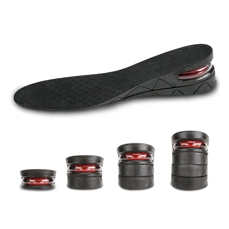 Height Increase Shoe Insoeles MultiLayer Invisible Boosting Lifts Soles Shock Absorption Shoe Cushion Pads for Men Women