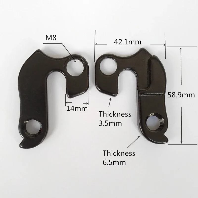1Pc Bicicletta Posteriore Deragliatore Gancio Strada Mtb Ciclo Ganci Ingranaggi In Lega Contagocce Per Dartmoor Jamis Schwinn Scott Ciclismo