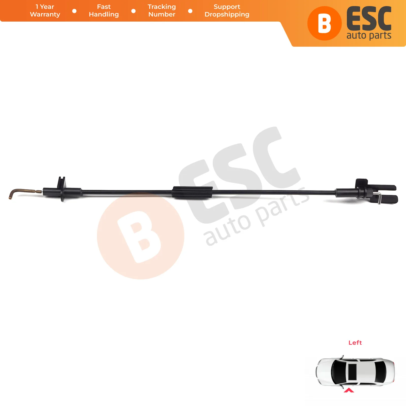 

ESC Auto Parts EDP633 Inner Door Lock Latch Bowden Cable Front Left 98822124 For Fiat Albea Palio Fast Shipment Ship From Turkey