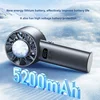 Ice compress high-speed cooling fan handheld fans USB Rechargeable portable mini fan LED Digital Display, Travel,Camping,Outdoor 2 Ice compress high-speed cooling fan handheld fans USB Rechargeable portable mini fan LED Digital Display, Travel,Camping,Outdoor 2