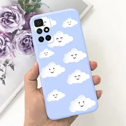 Cute Duck and Cat Candy Painted Silicon Phone Case - Stylish Protective Cover for Redmi 10 Prime (Capa-U62)