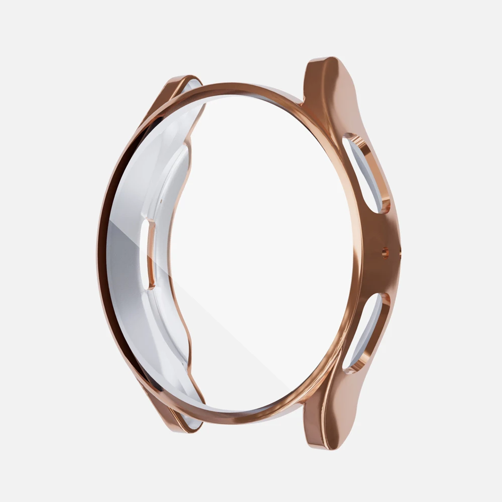 Premium TPU Plated All-Around Screen Protector Case for Smartwatch - Elegant Watch Accessories