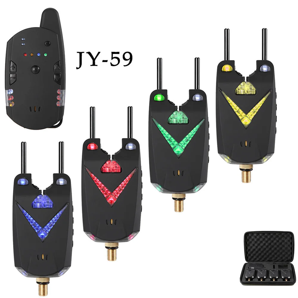 

Alarm Fishing Alarm Alarm Receiver Carp Fishing Bite Fishing Bite Wireless With LED Alarm Indicator Brand New Durable