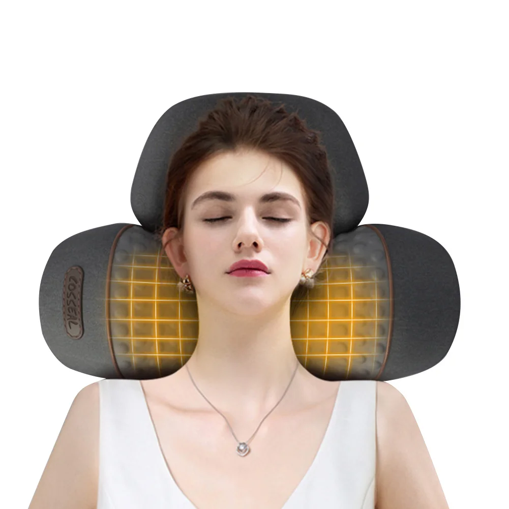 Electric Neck Massager With Heat And Vibration For Stress Relief_voghion.com