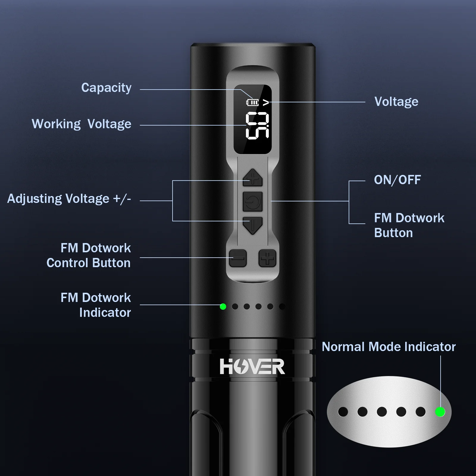 INKIN HOVER Wireless Cartridge Tattoo Machine Pen Kits Battery Power Swiss Motor Complete Tattoo Kits Cartridge Needles tattoo supplies tattoo kit tattoo needles