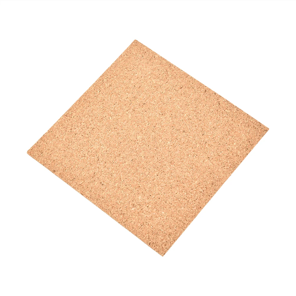 10Pcs 100 X 100 X 1mm Cork Coasters Square Cork Mat Self Adhesive DIY