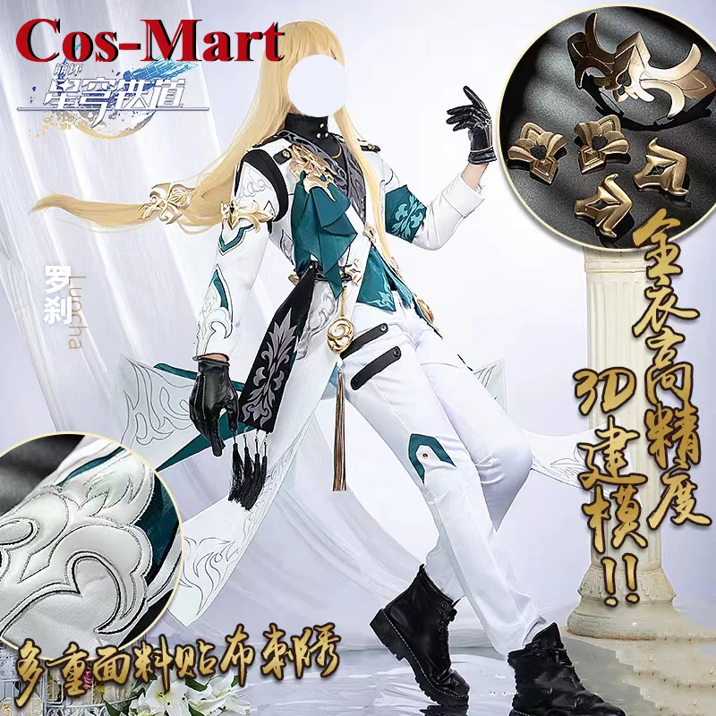 

Cos-Mart Game Honkai: Star Rail Luocha Cosplay Costume Fashion Combat Uniform Male Full Set Activity Party Role Play Clothing