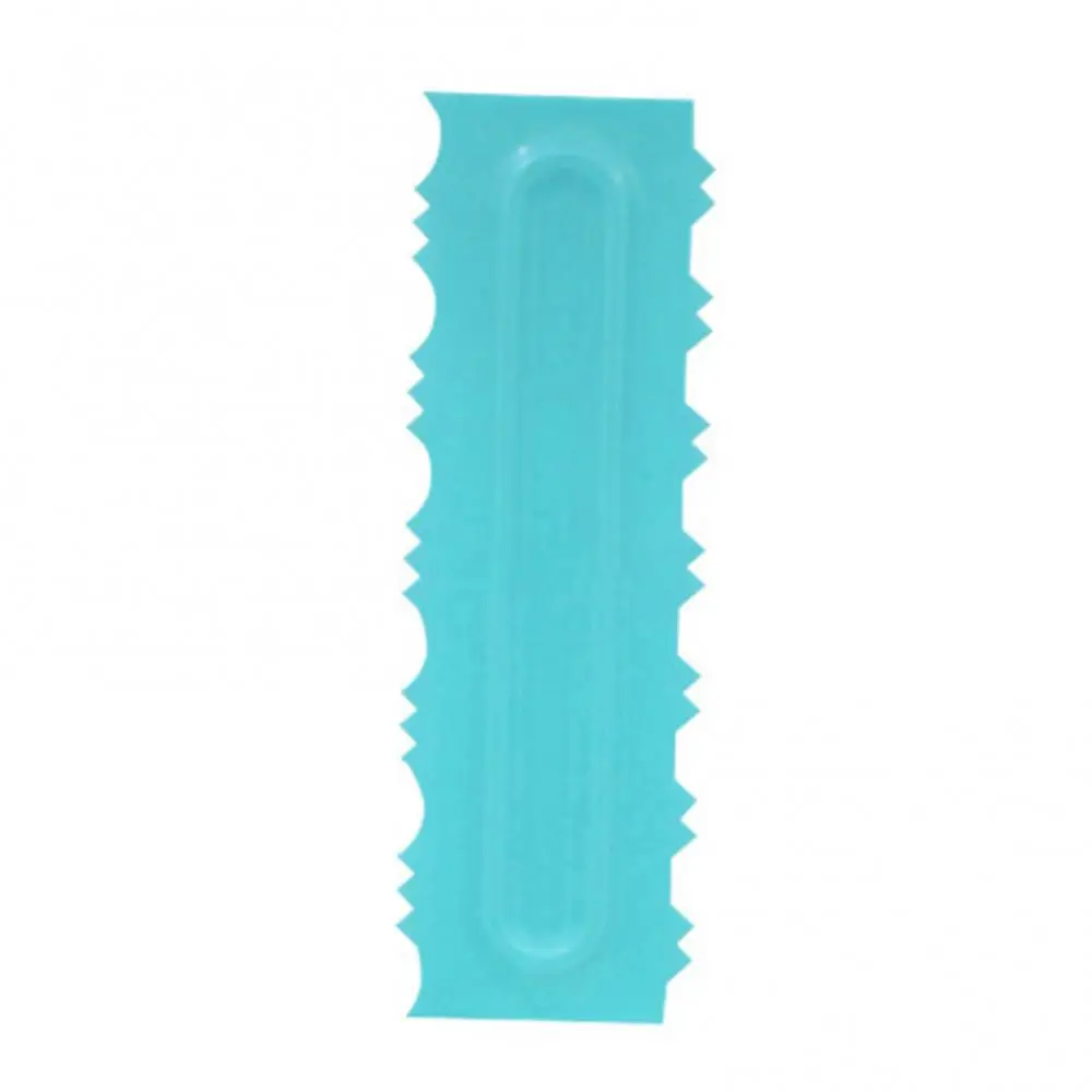 Cake Decorating Comb Fondant Spatulas Creamy Texture Pastry Cream Smoother Scraper Icing Decor 21.7*7cm Baking Mold Accessories
