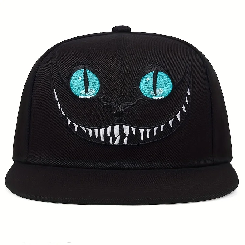 Unisex-Cartoon-Katzen-Stickerei Hip-Hop-Hüte Frühling Herbst Outdoor Verstellbare Freizeit-Baseballkappen Sonnenschutzhut Sport-Golfkappe – Detail 4