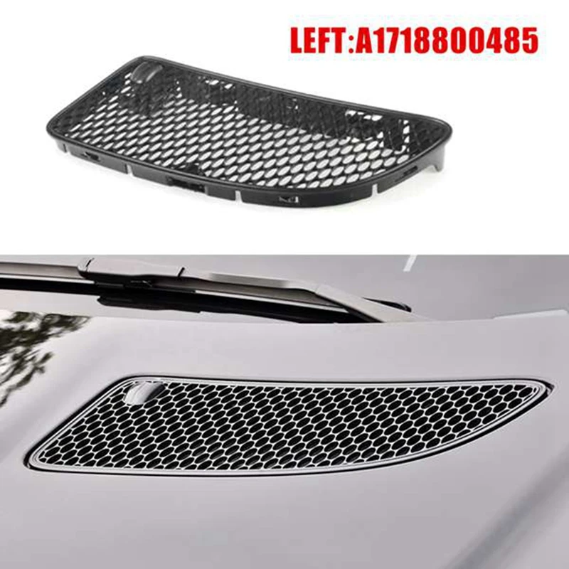 메르세데스 벤츠 R171 SLK280 SLK300 SLK350 용 후드 벤트 그릴, 2005-2011 1718800485 1718800385, 1 쌍