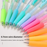 LANGUO 36/54/72/90 цветов акриловые гелевые ручки для рисования, выдвижной наконечник 0,7 мм, ручка для справочника для студенческой живописи, граффити, письма — изображение 4