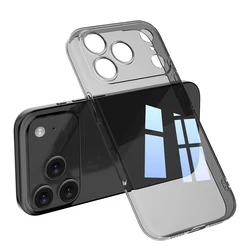 Sleek Transparent Black Silicone Soft Case - Ultra - Thin Clear Back Cover Shell - iPhone 12 Mini (Black)
