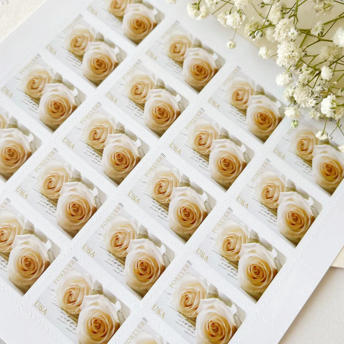 Wedding Stamp: The Love And Rose Forever Stamps Are The Best For Your  Wedding Invitations - Forever Stamp Store