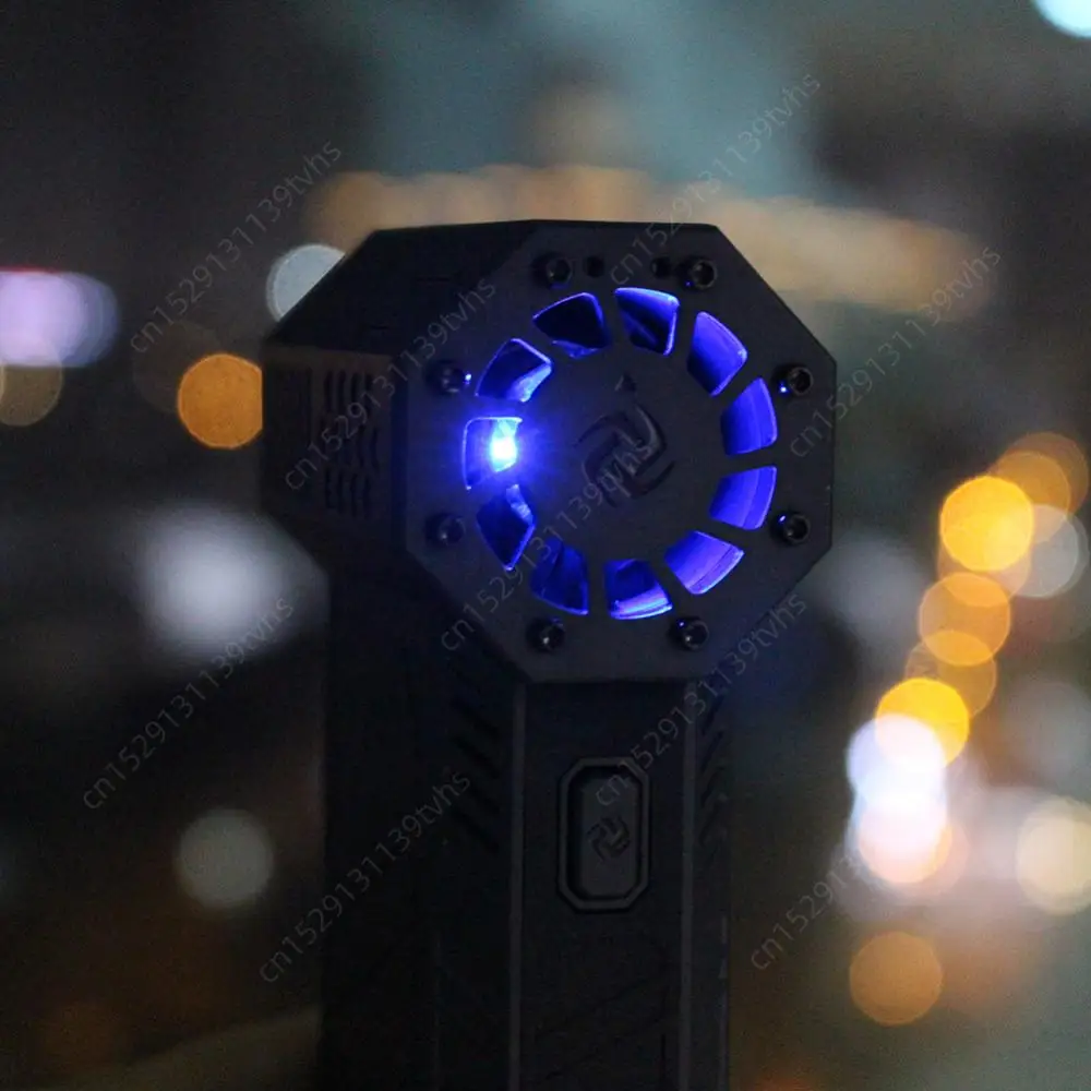 High Speed Duct Fan Air Blower Turbo Violent Fan 52+M/S Wireless Turbo Fan 130000RPM with LED Light for PC Keyboard Car 3